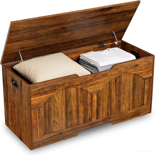 Wooden large toy box - large,