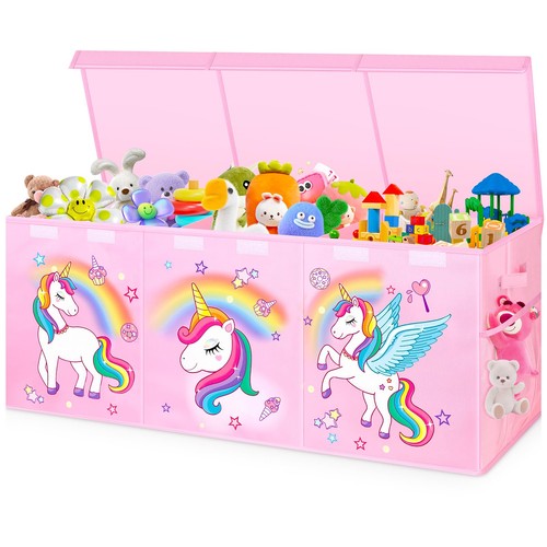 Extra large toy box with - with, lids